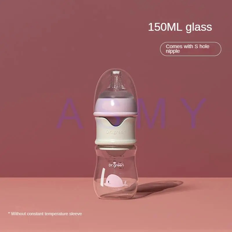 Dr.Green Glass Baby Bottle