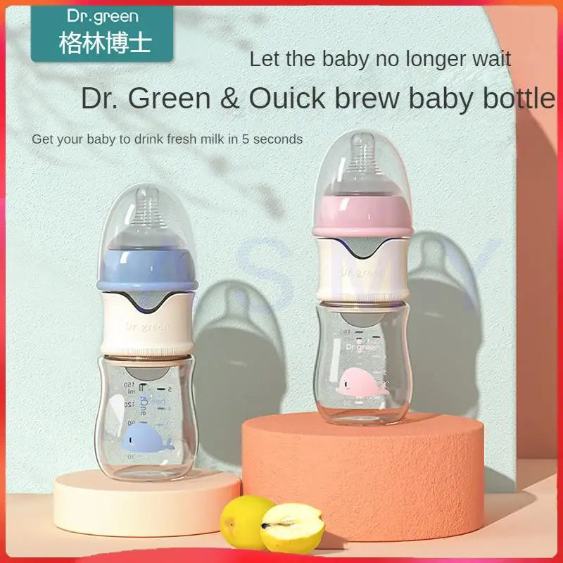 Dr.Green Glass Baby Bottle