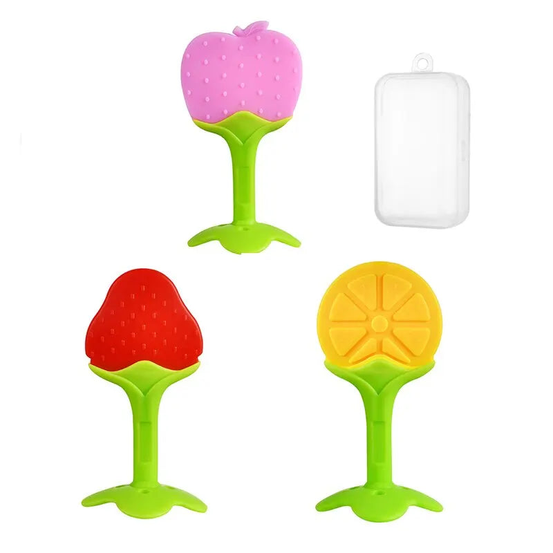 Baby Banana Silicone Teether Toothbrush