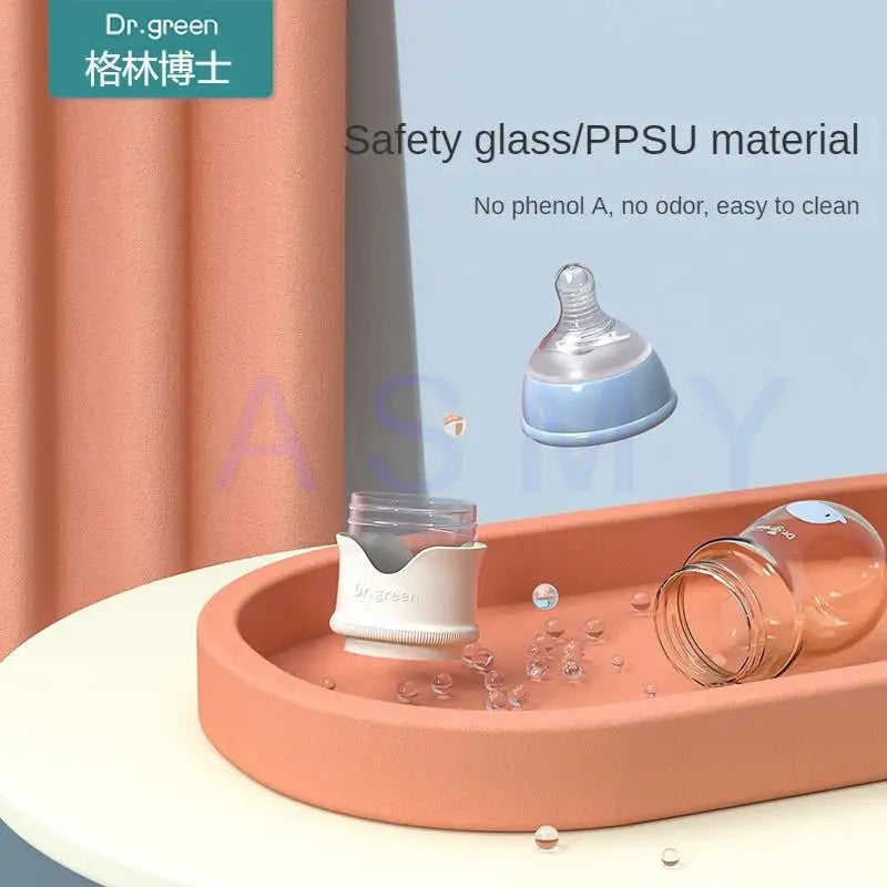 Dr.Green Glass Baby Bottle