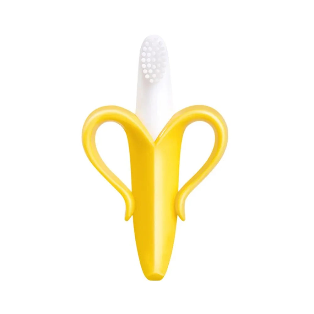 Baby Banana Silicone Teether Toothbrush