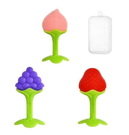 Baby Banana Silicone Teether Toothbrush