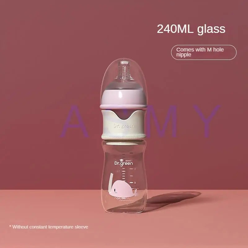 Dr.Green Glass Baby Bottle